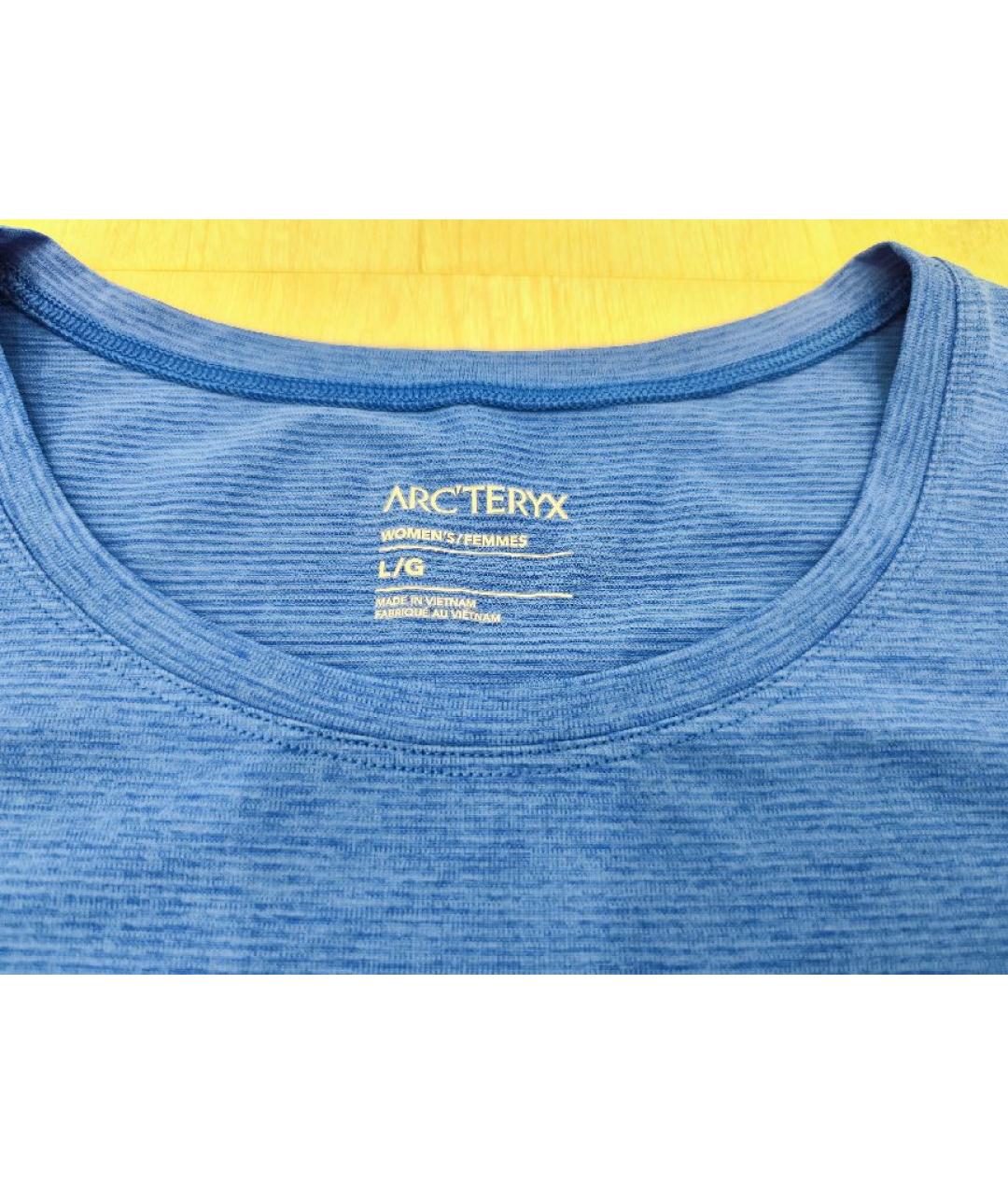 ARCTERYX Синяя синтетическая футболка, фото 3