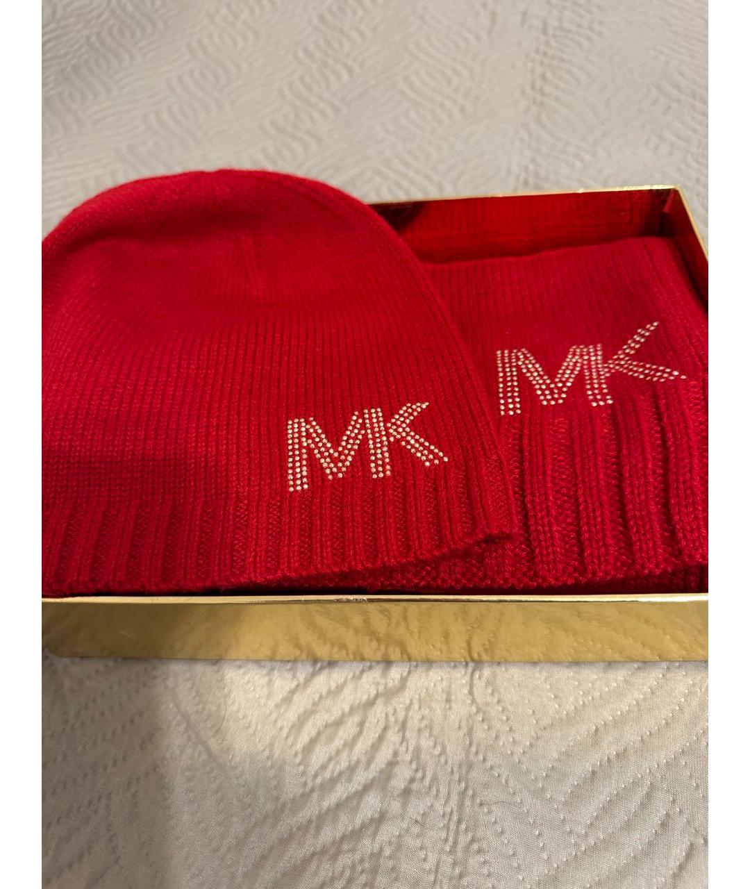 MICHAEL KORS Красный шарф, фото 5