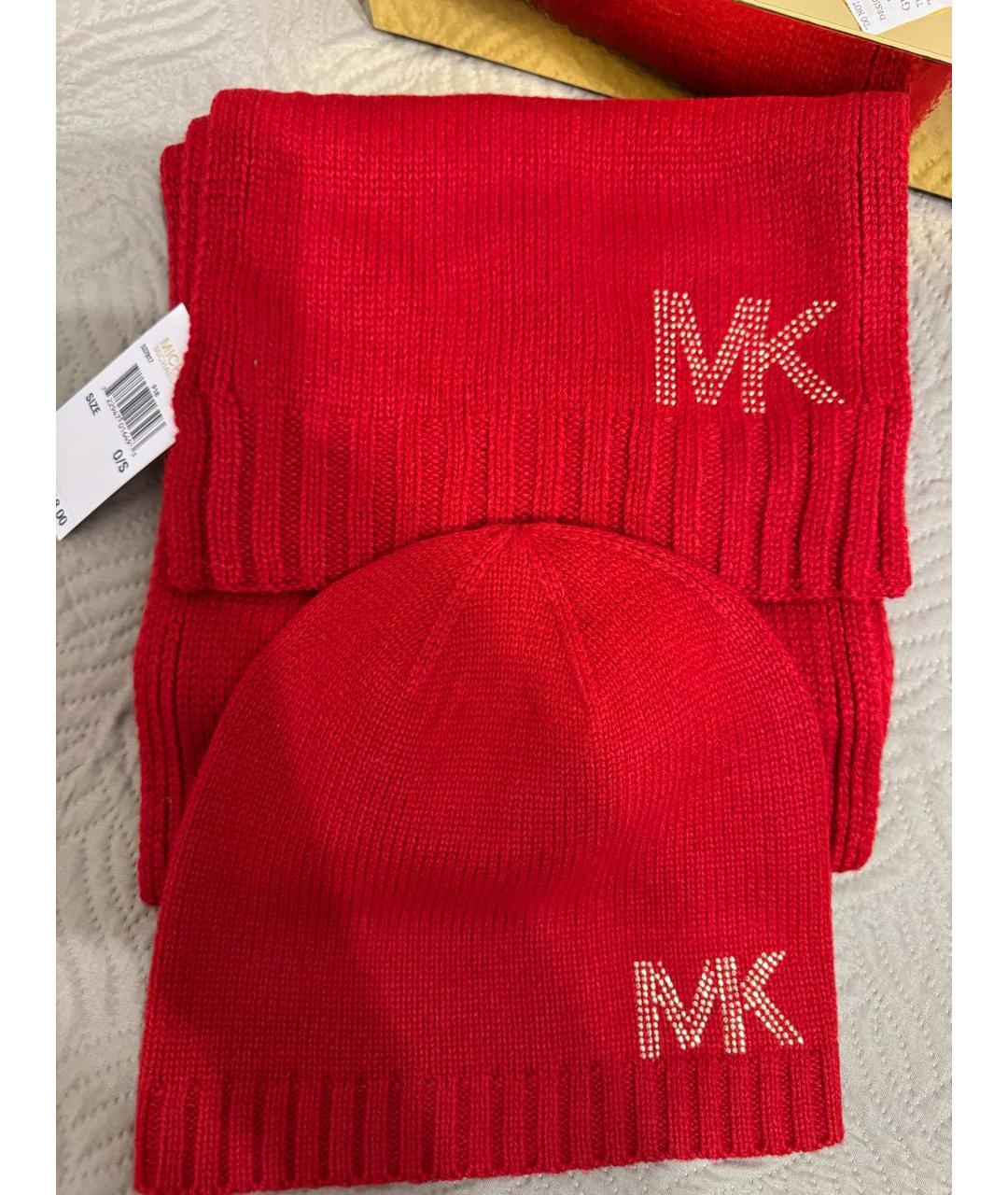 MICHAEL KORS Красный шарф, фото 7