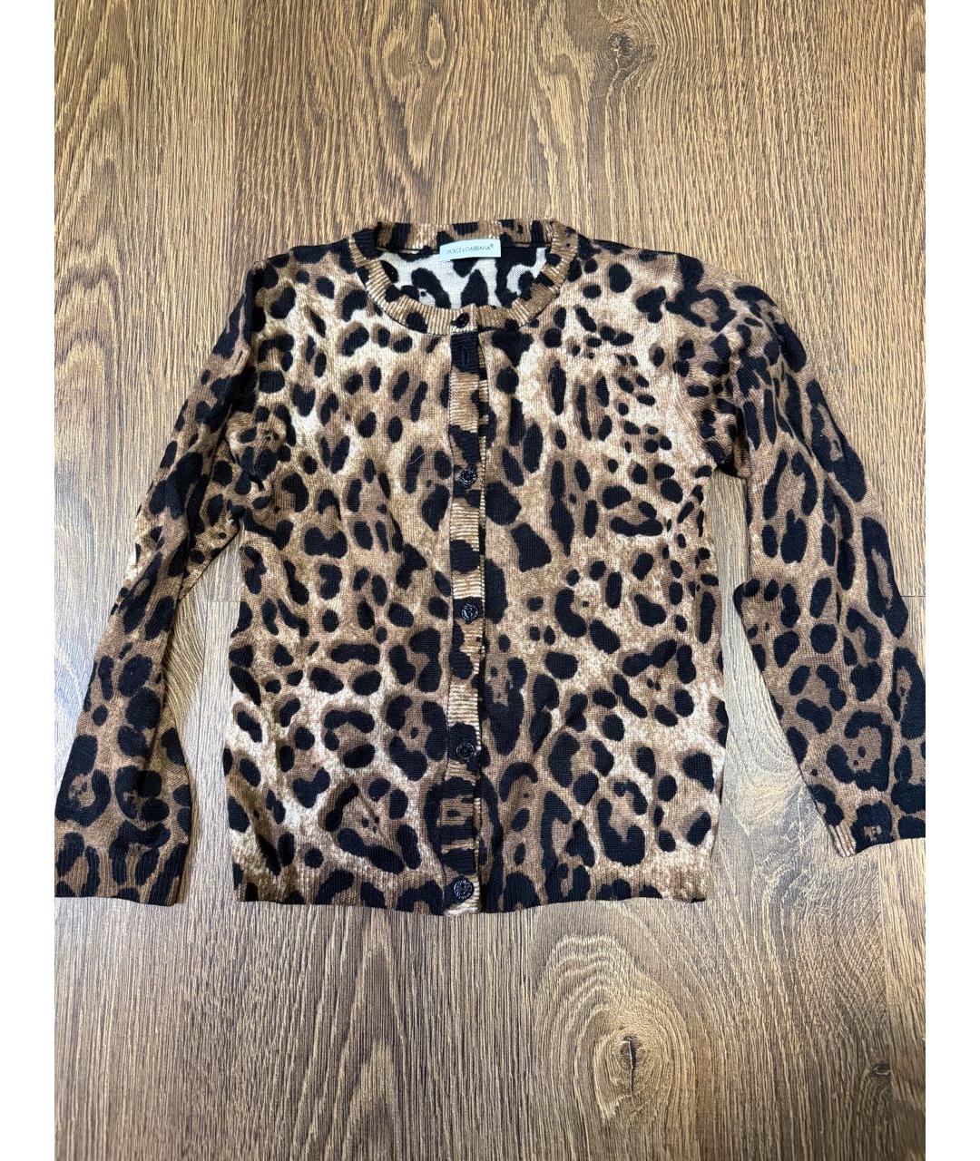 DOLCE&GABBANA Коричневый кашемировый жакет / жилет, фото 5