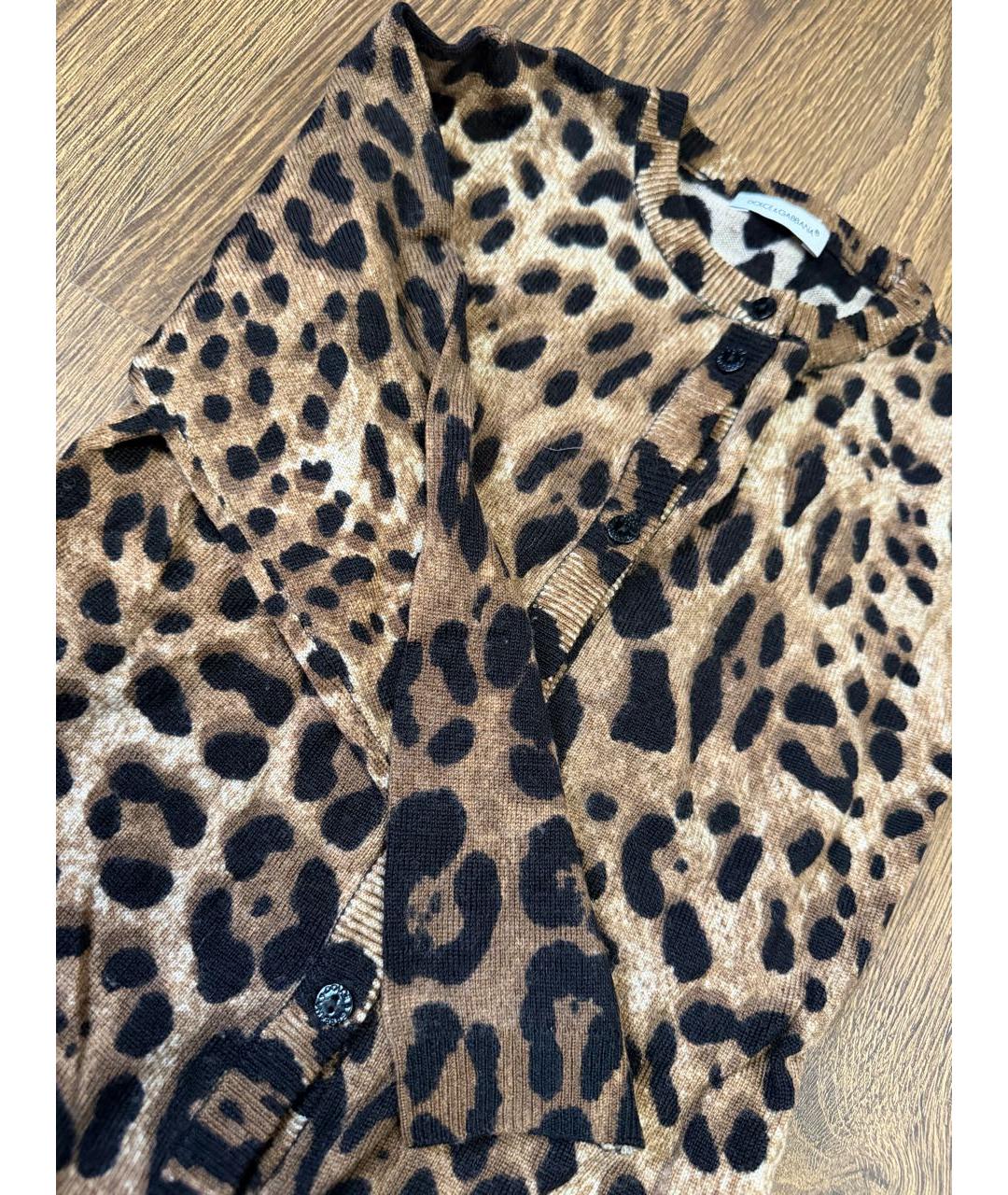 DOLCE&GABBANA Коричневый кашемировый жакет / жилет, фото 3