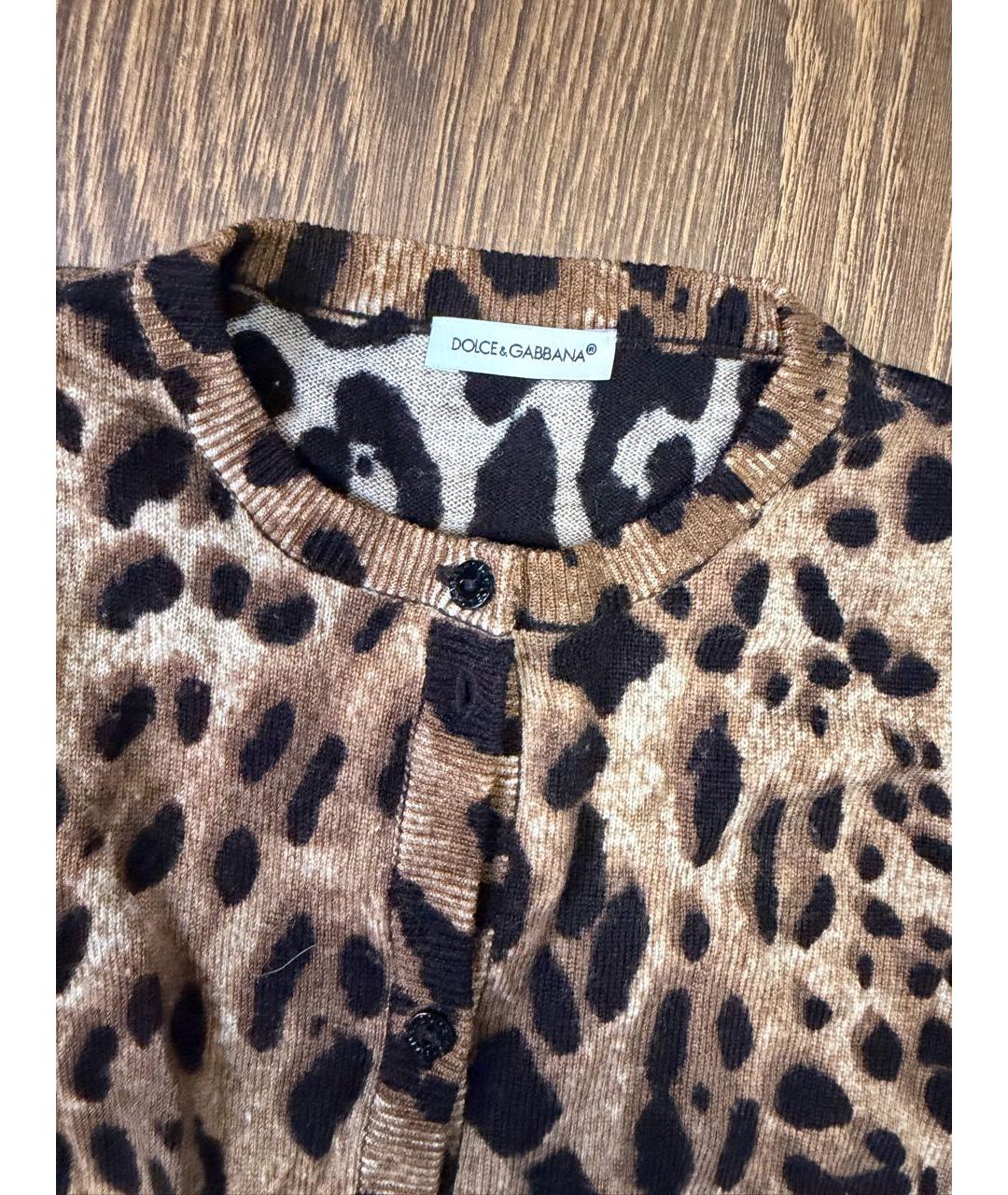 DOLCE&GABBANA Коричневый кашемировый жакет / жилет, фото 2
