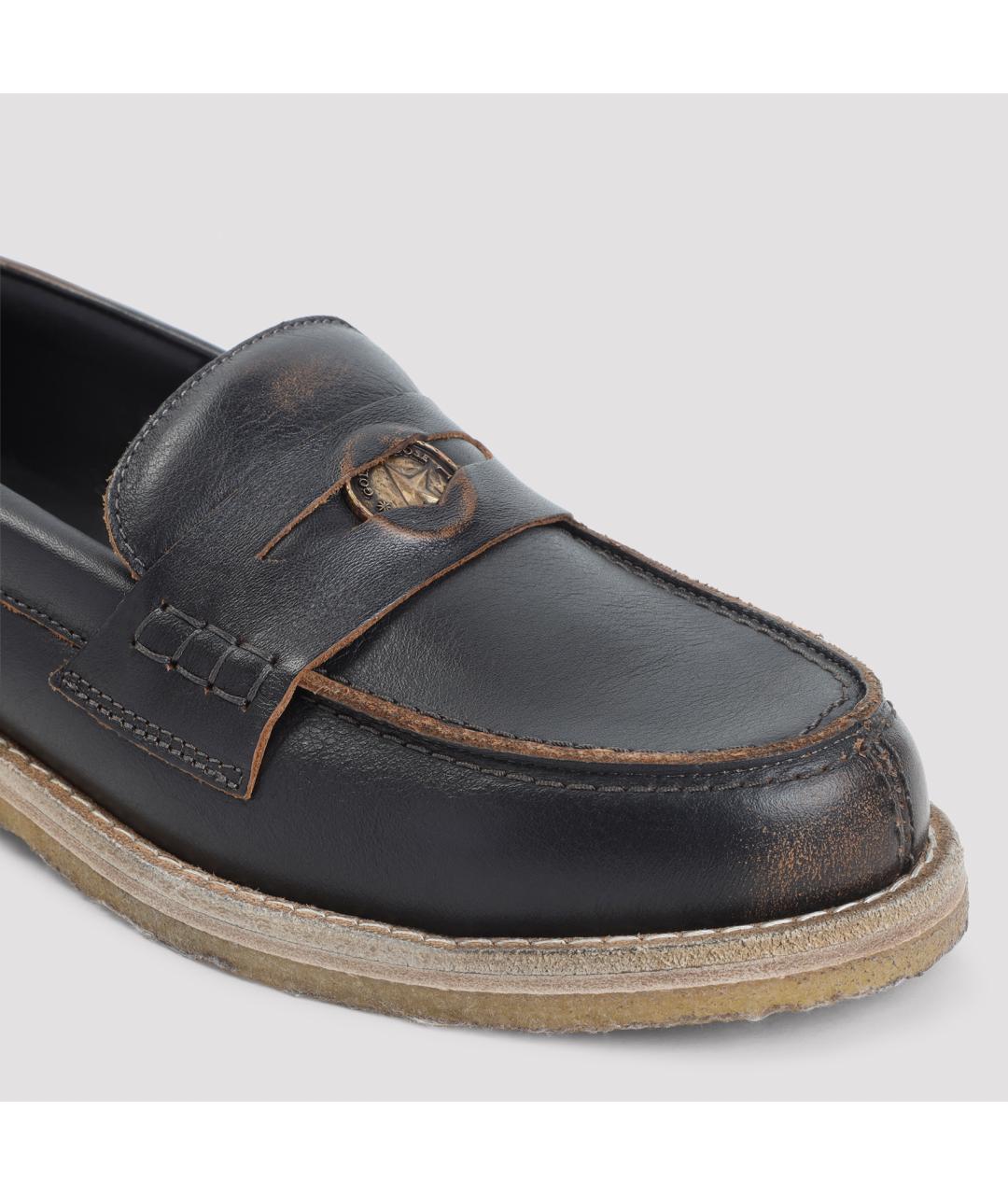 GOLDEN GOOSE Мульти кожаные лоферы, фото 5