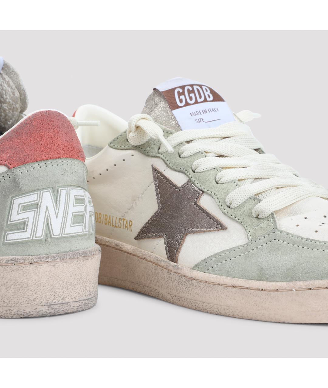GOLDEN GOOSE Мульти кожаные кеды, фото 5
