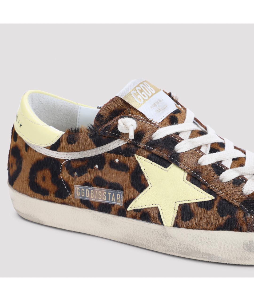 GOLDEN GOOSE Мульти кожаные кеды, фото 5
