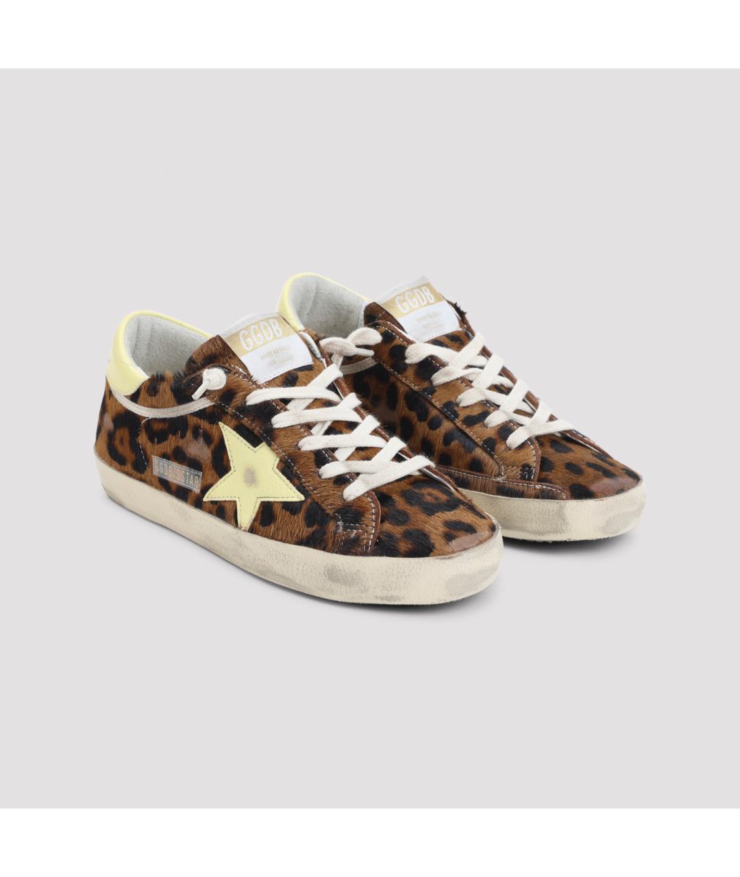 GOLDEN GOOSE Мульти кожаные кеды, фото 4