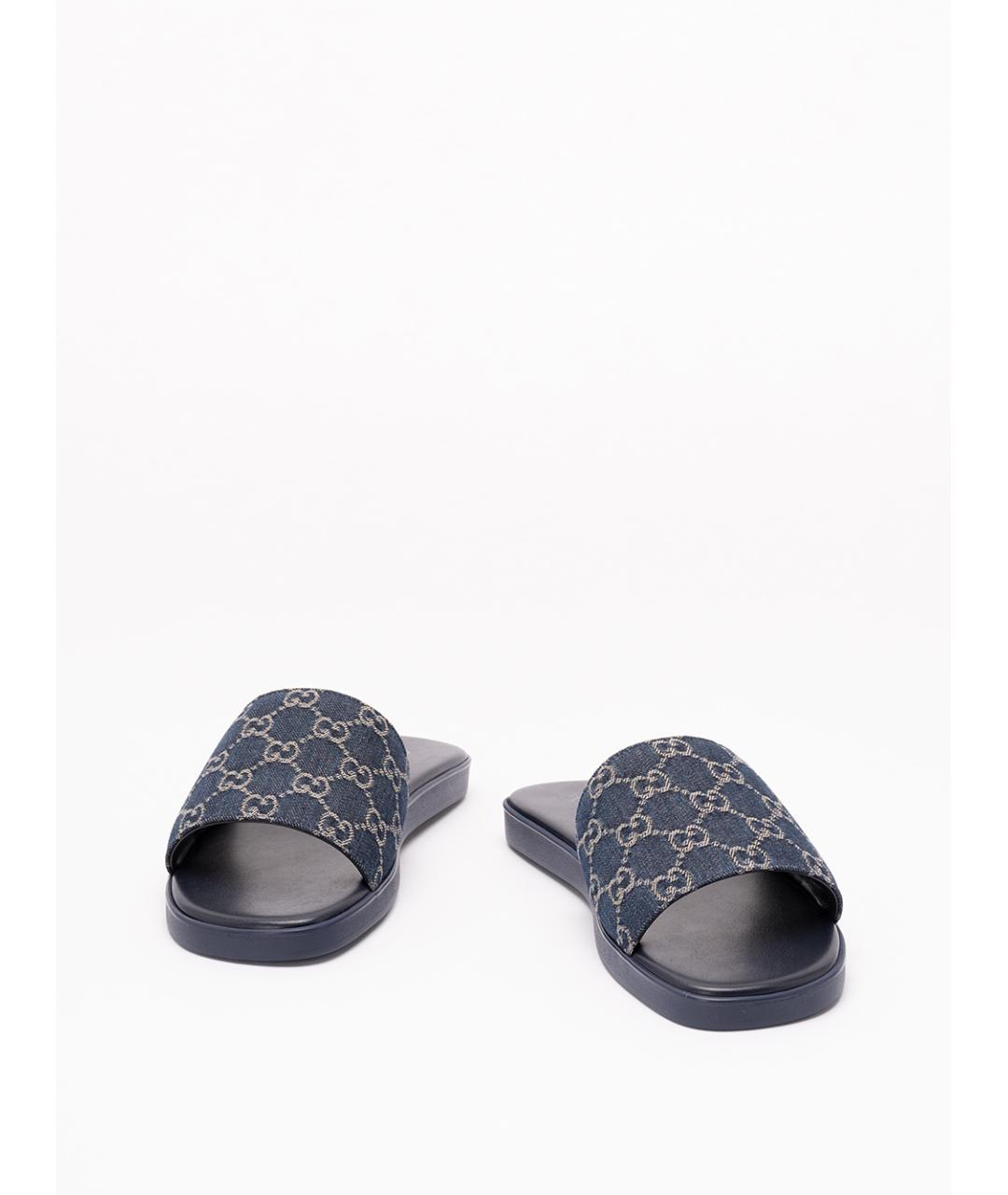 GUCCI Синие сандалии, фото 2