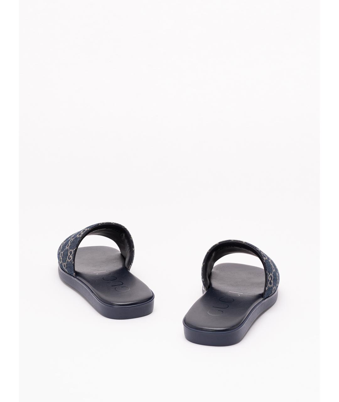 GUCCI Синие сандалии, фото 3