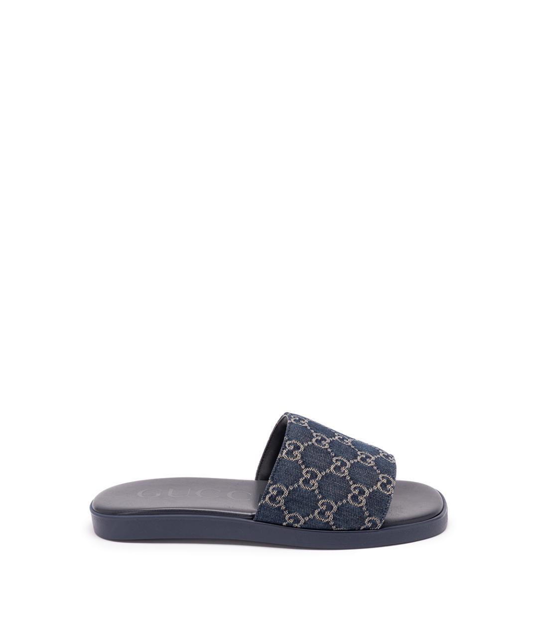 GUCCI Синие сандалии, фото 1