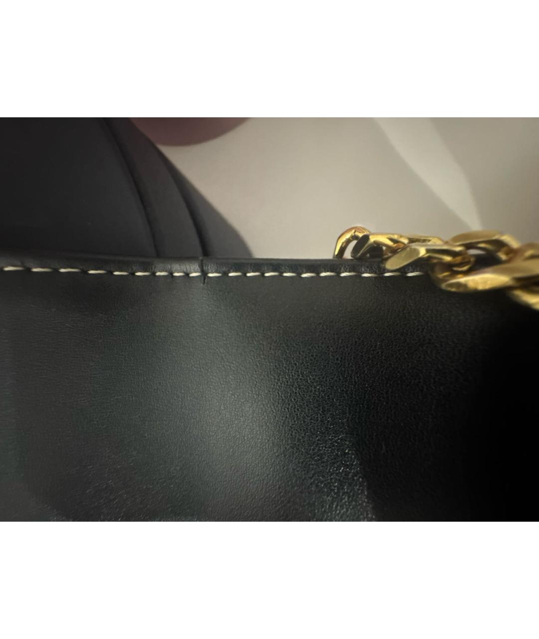 LOVE MOSCHINO Черная сумка через плечо из искусственной кожи, фото 7