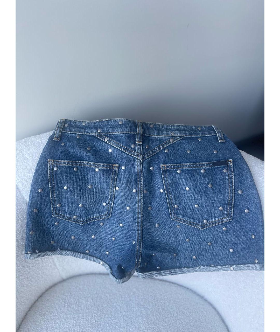SAINT LAURENT Голубые шорты, фото 6