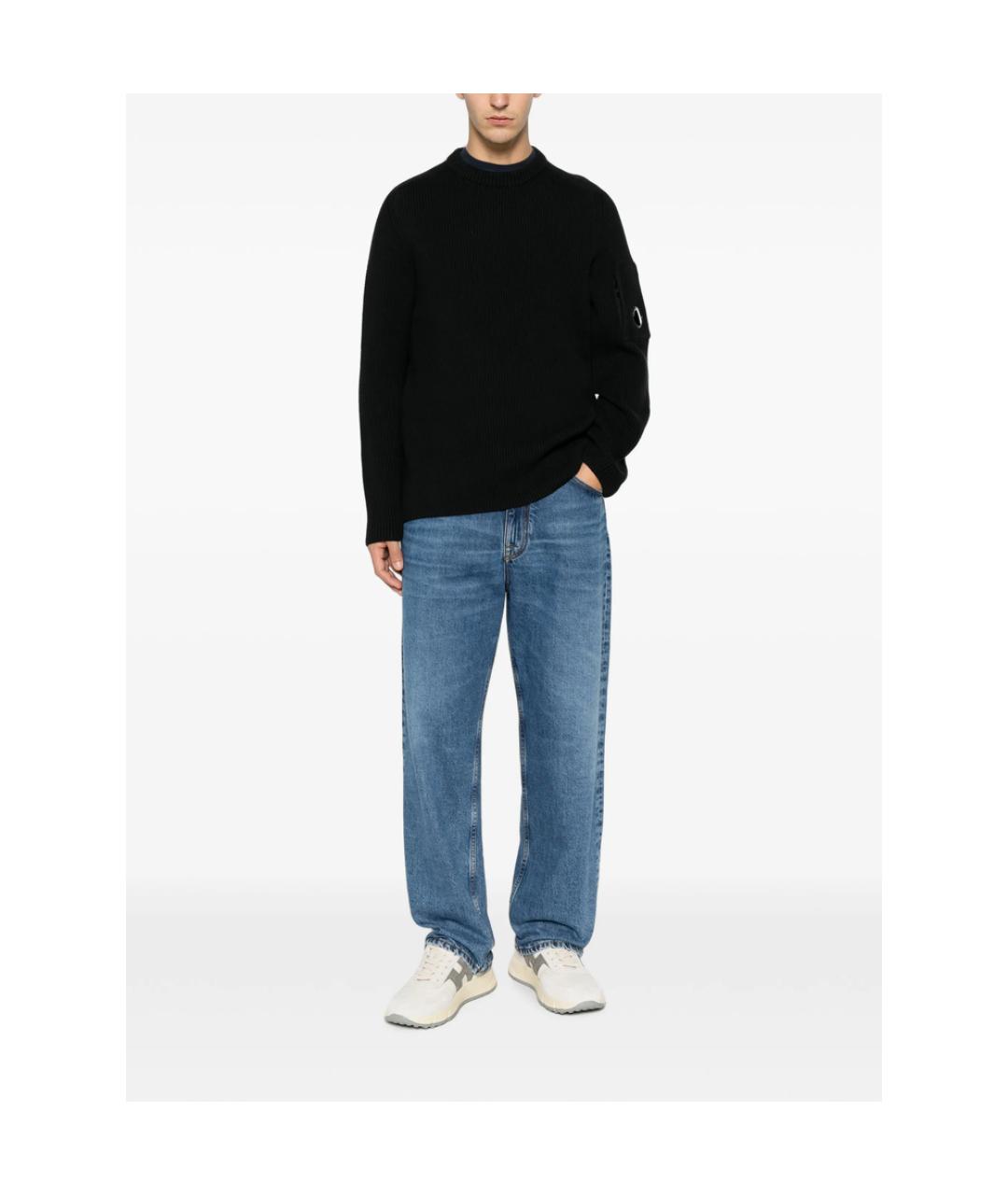 CP COMPANY Черный хлопковый джемпер / свитер, фото 5