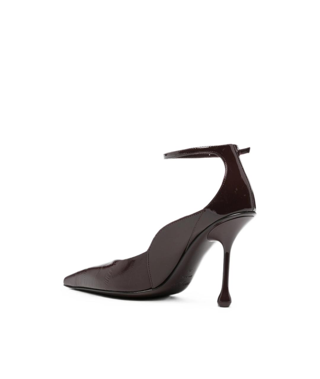 JIMMY CHOO Коричневые кожаные туфли, фото 2