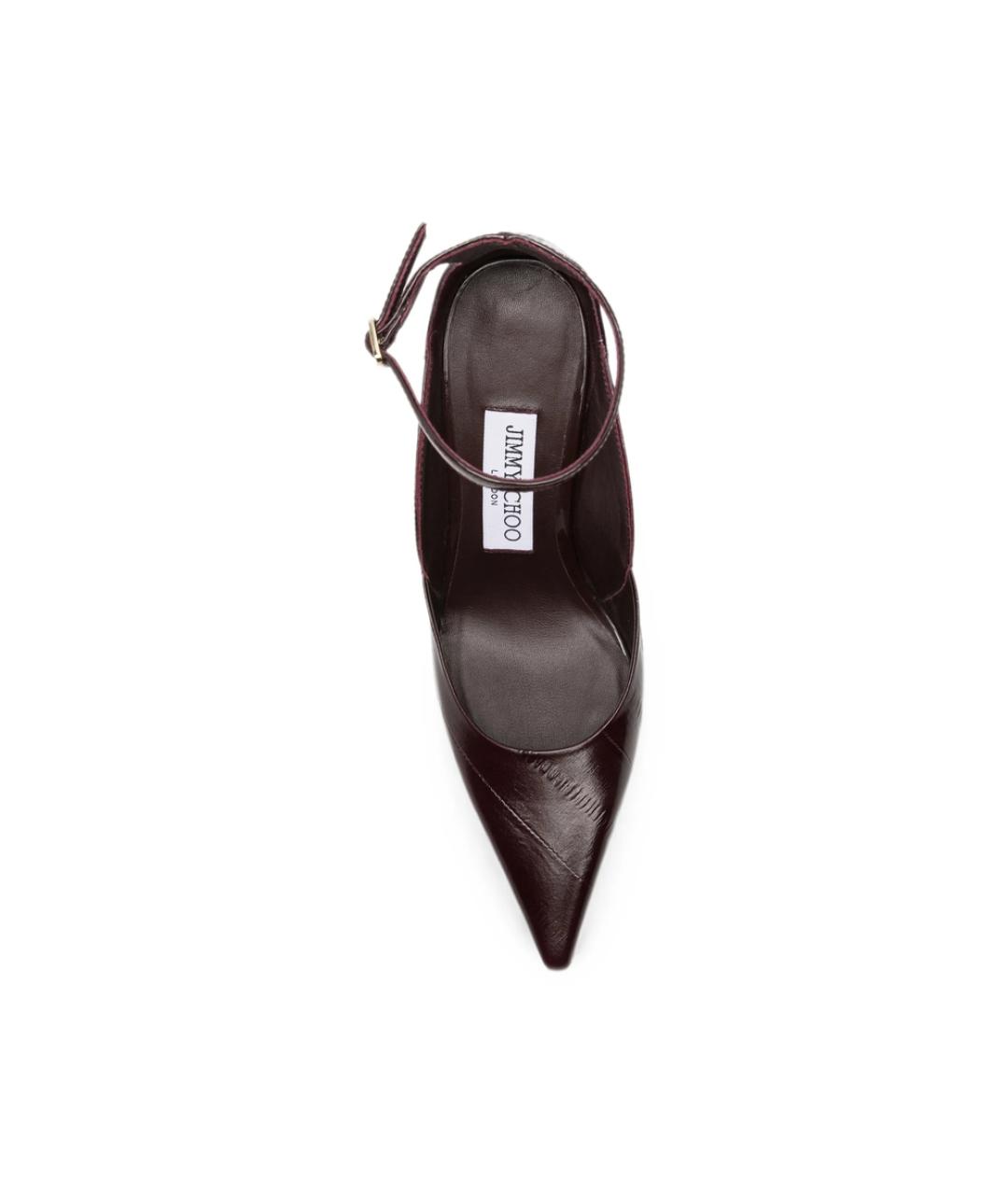 JIMMY CHOO Коричневые кожаные туфли, фото 3