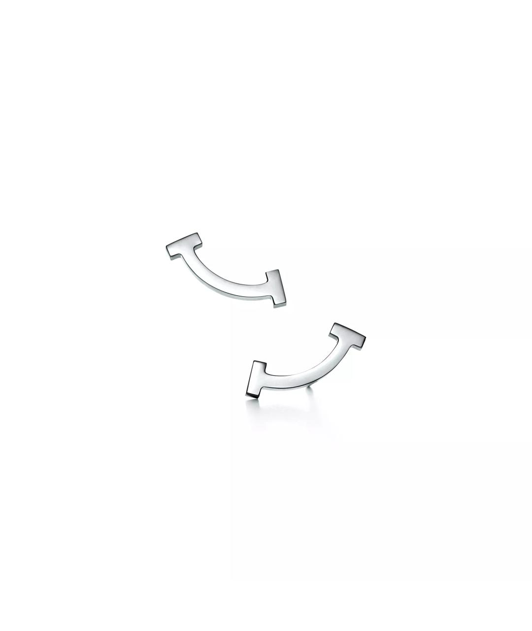 TIFFANY&CO Белые серьги из белого золота, фото 1