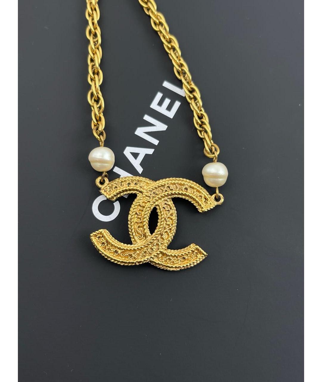 CHANEL Золотое колье, фото 2