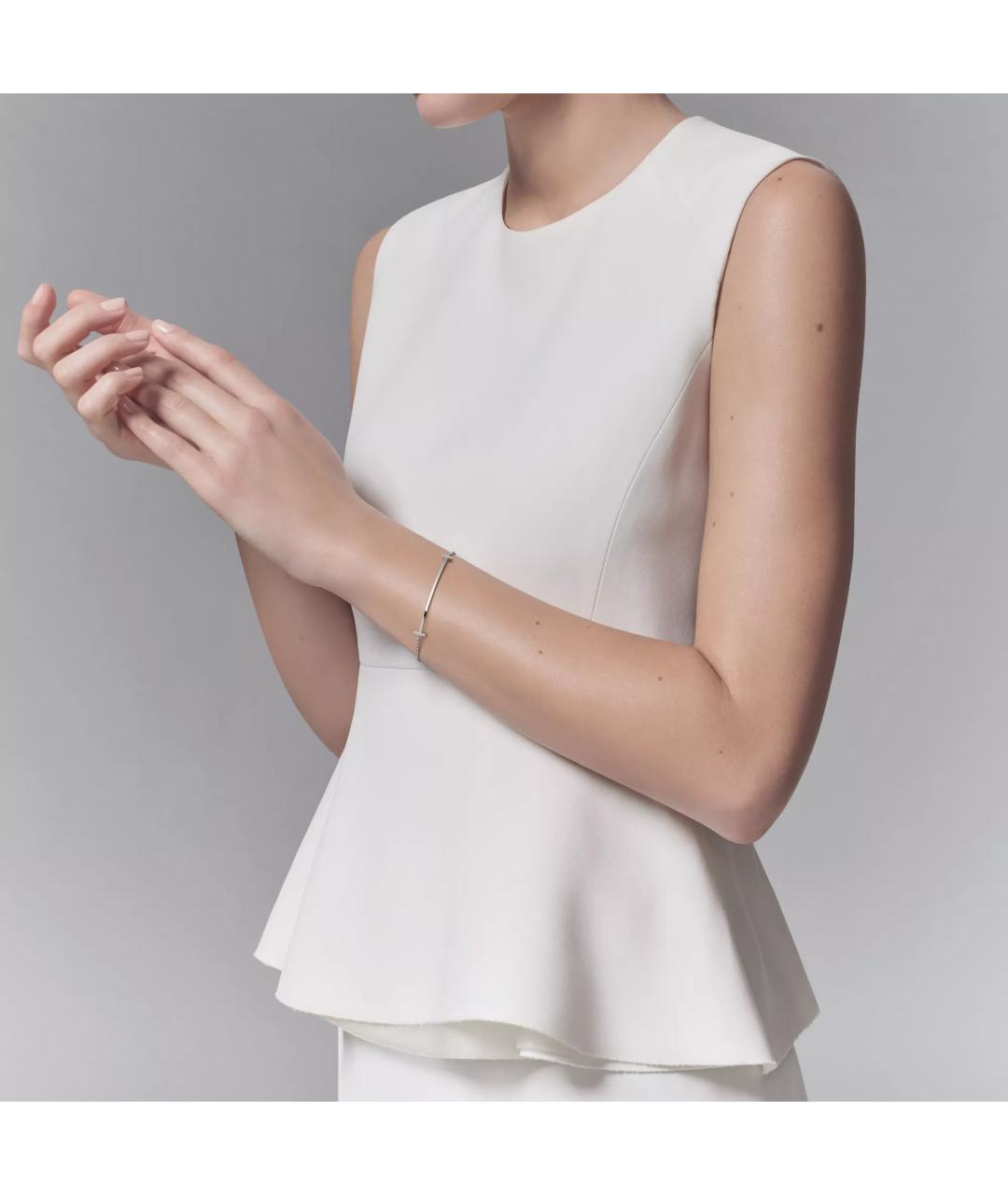 TIFFANY&CO Белый браслет из белого золота, фото 2