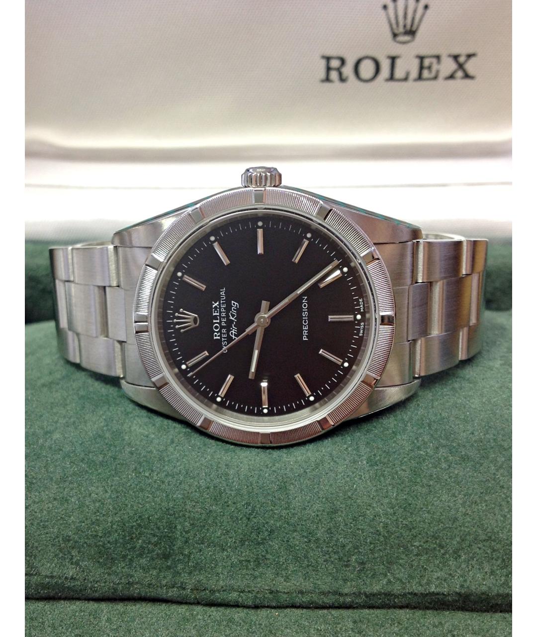 ROLEX Черные часы, фото 4