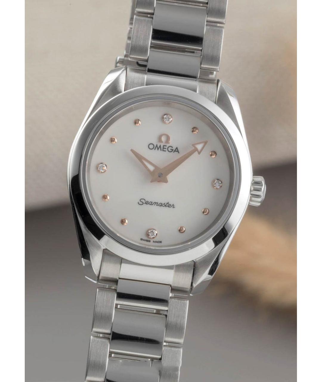 OMEGA Серебряные часы, фото 3