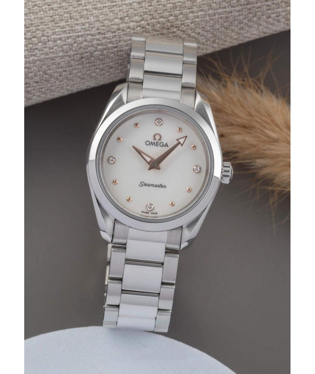 OMEGA Серебряные часы, фото 2