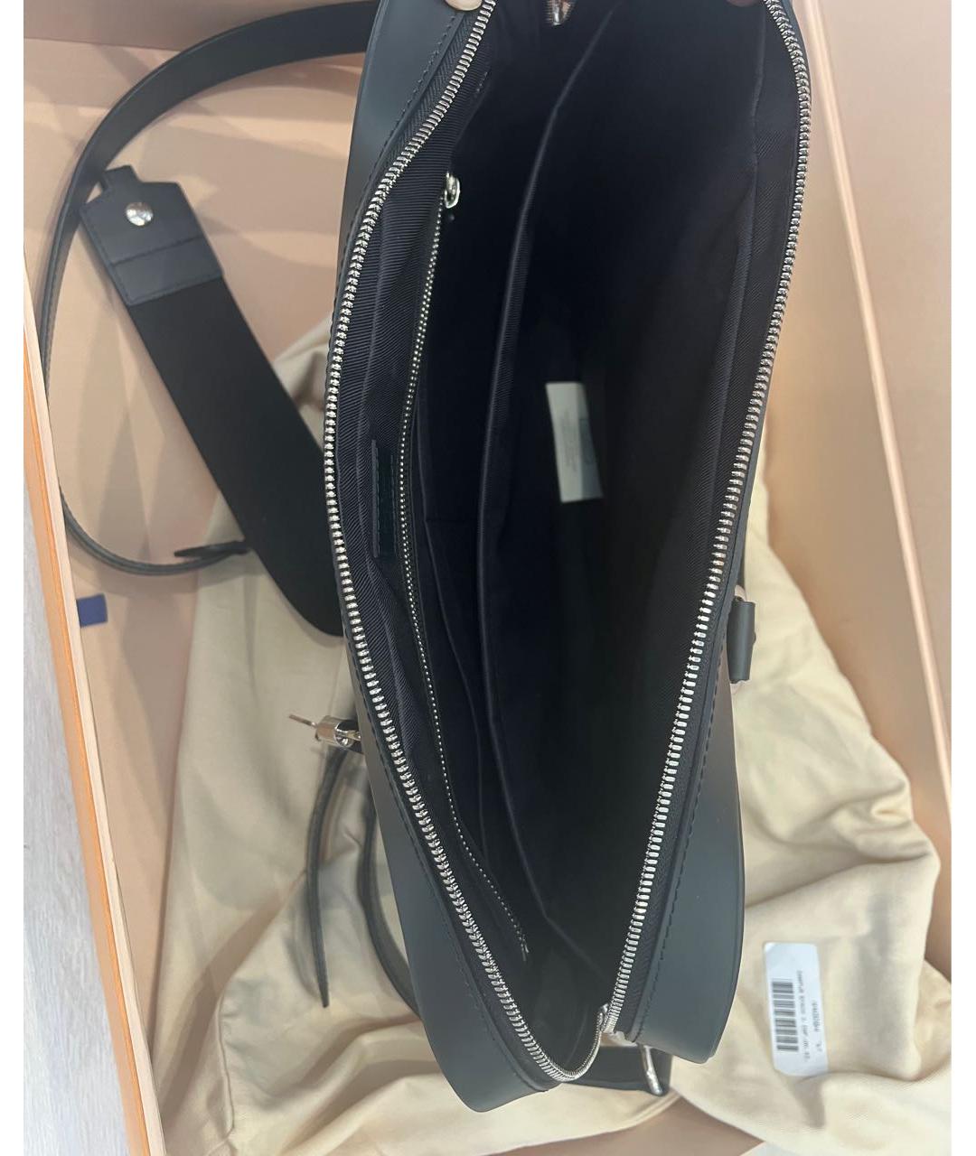 LOUIS VUITTON Антрацитовый портфель, фото 4