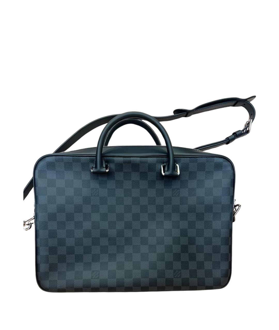 LOUIS VUITTON Антрацитовый портфель, фото 1