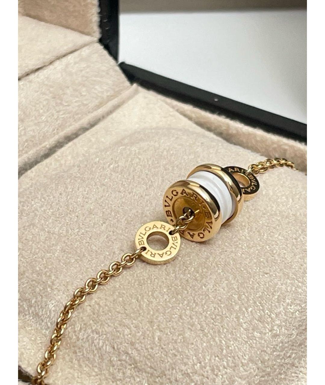 BVLGARI Белый браслет из розового золота, фото 3