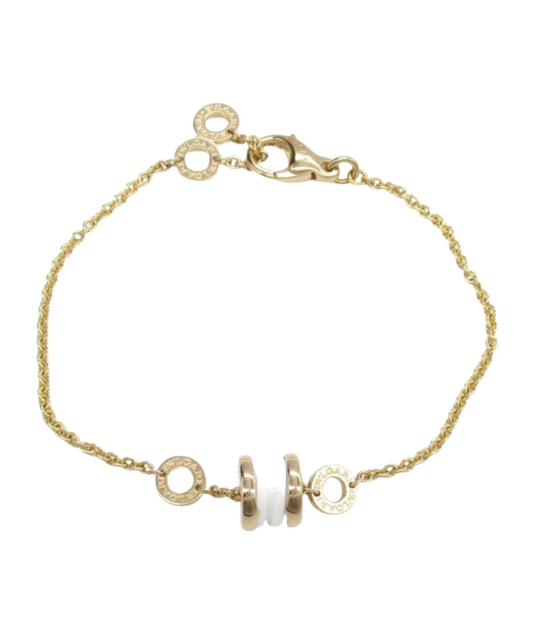 BVLGARI Белый браслет из розового золота, фото 1