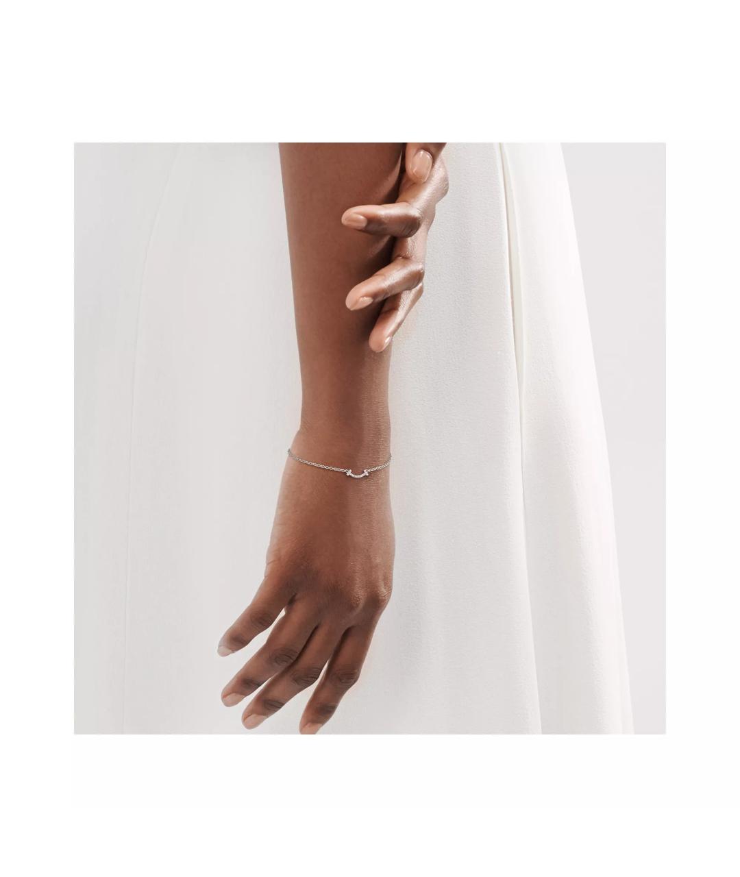 TIFFANY&CO Белый браслет из белого золота, фото 2