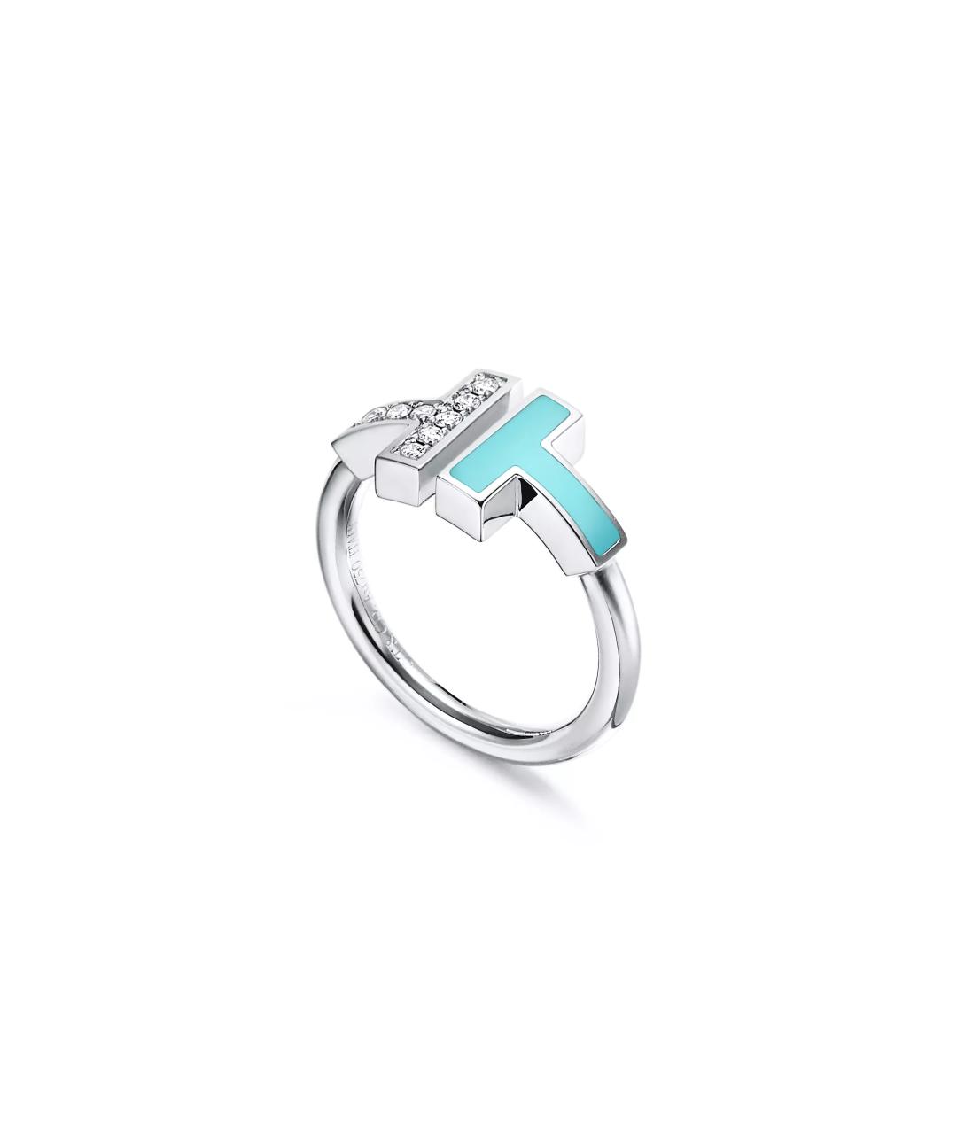 TIFFANY&CO Белое кольцо из белого золота, фото 3