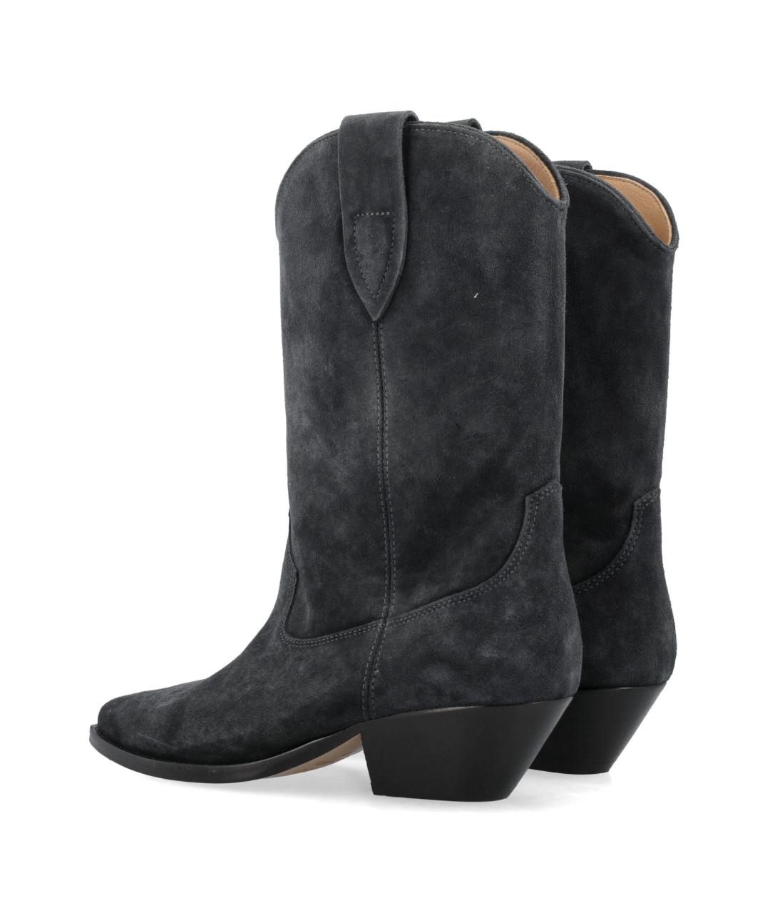 ISABEL MARANT Черные кожаные полусапоги, фото 4
