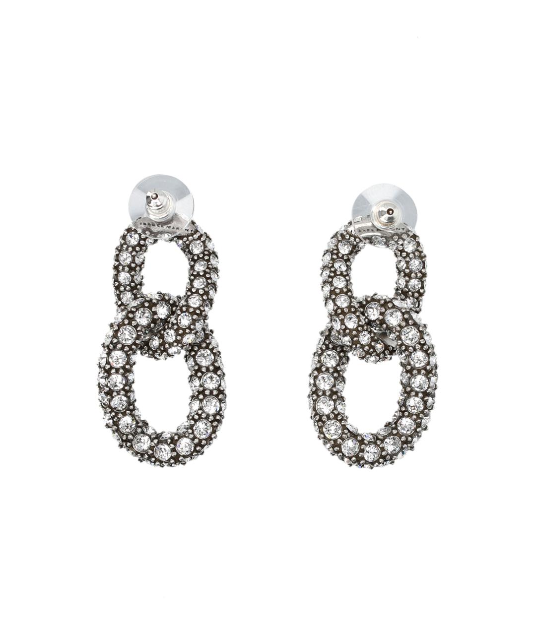 ISABEL MARANT Серебряные металлические серьги, фото 2