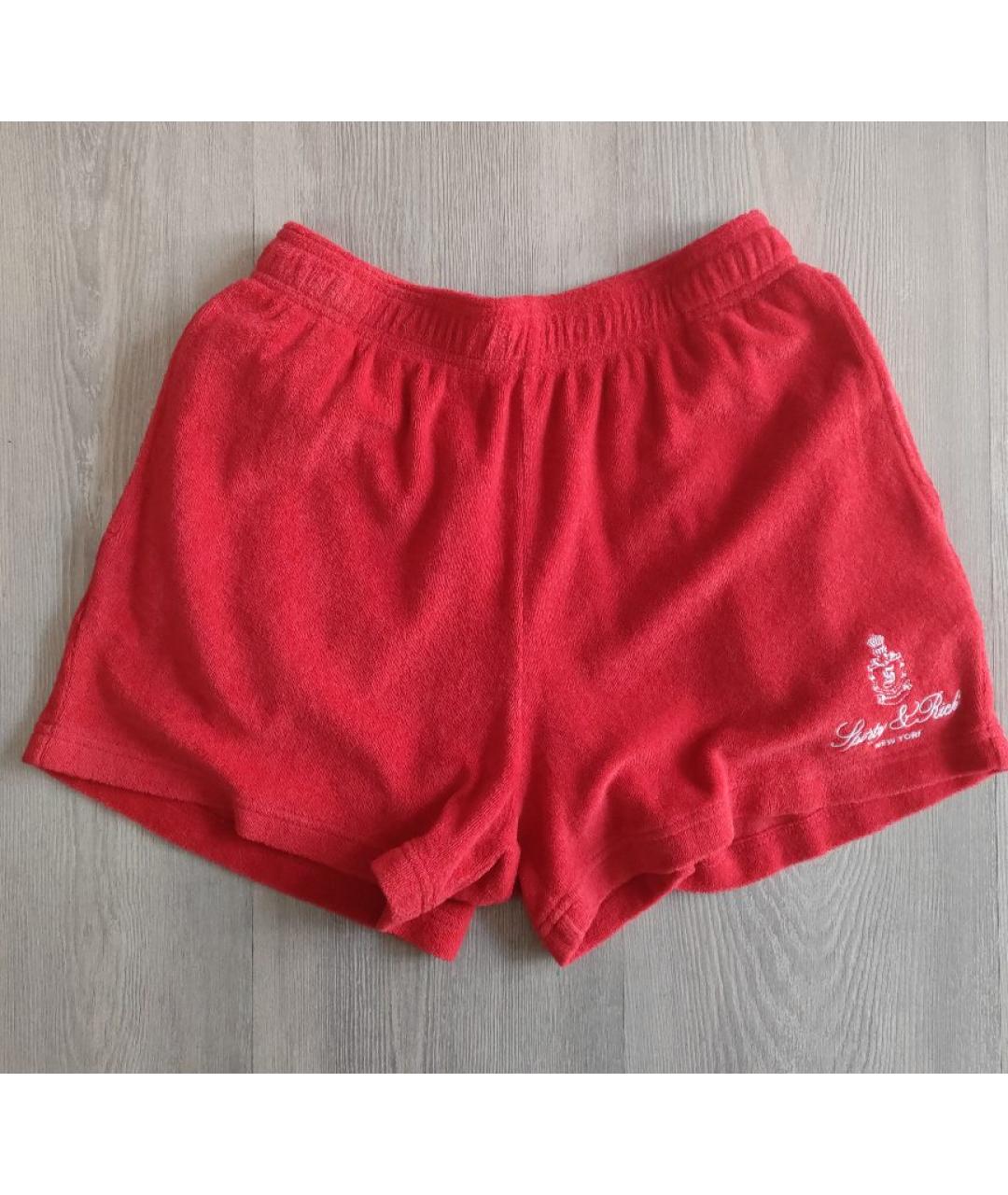 SPORTY AND RICH Красный хлопковый костюм с брюками, фото 2