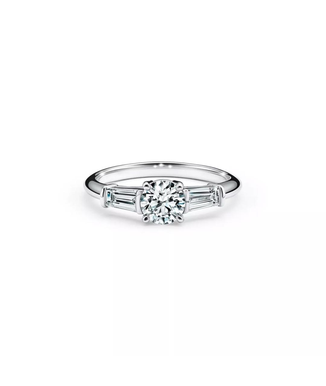 TIFFANY&CO Серебряное платиновое кольцо, фото 1