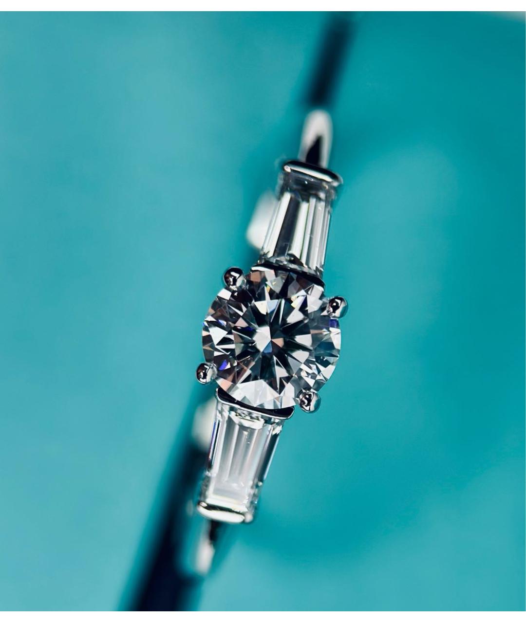TIFFANY&CO Серебряное платиновое кольцо, фото 7