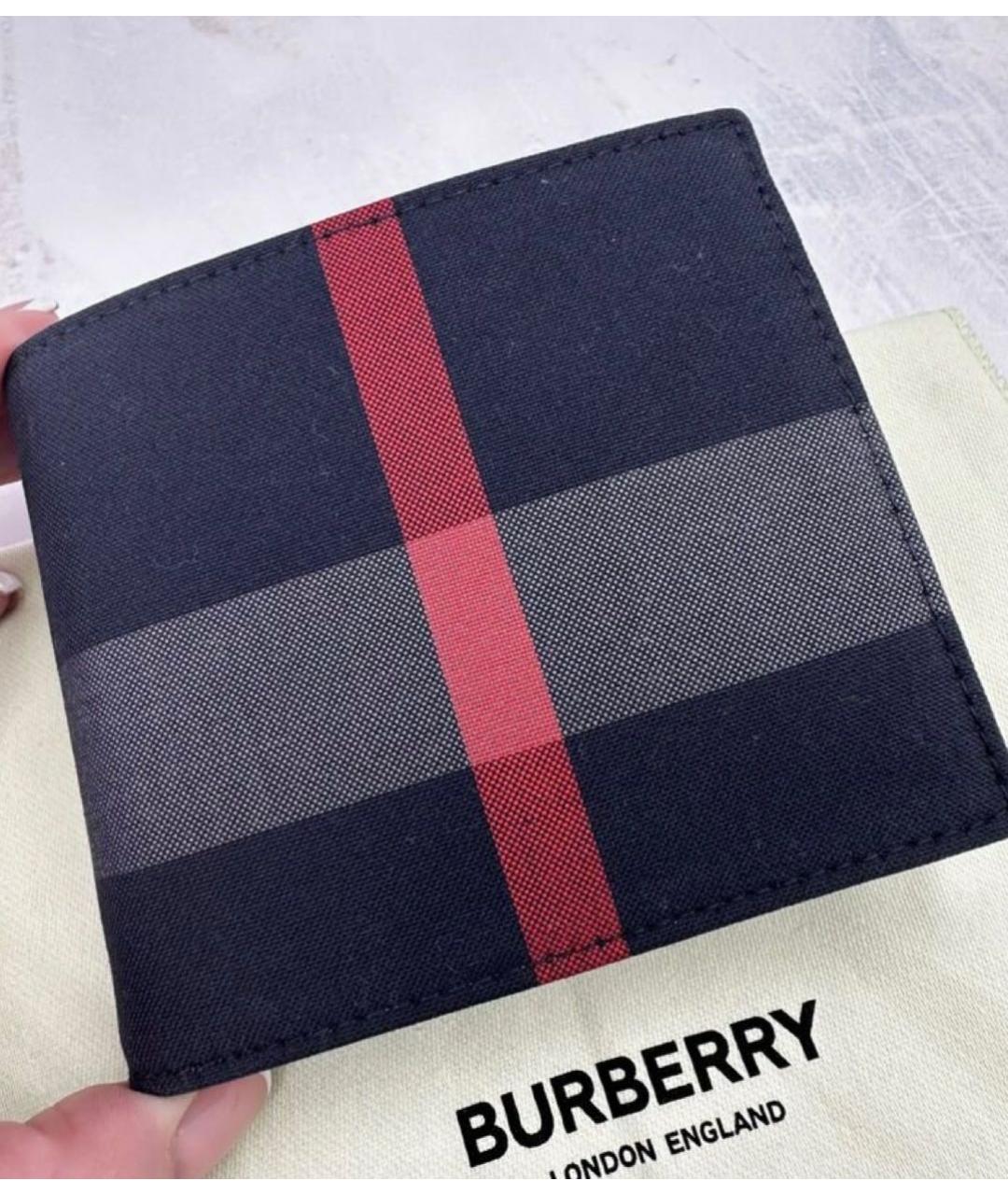 BURBERRY Темно-синий кошелек, фото 9