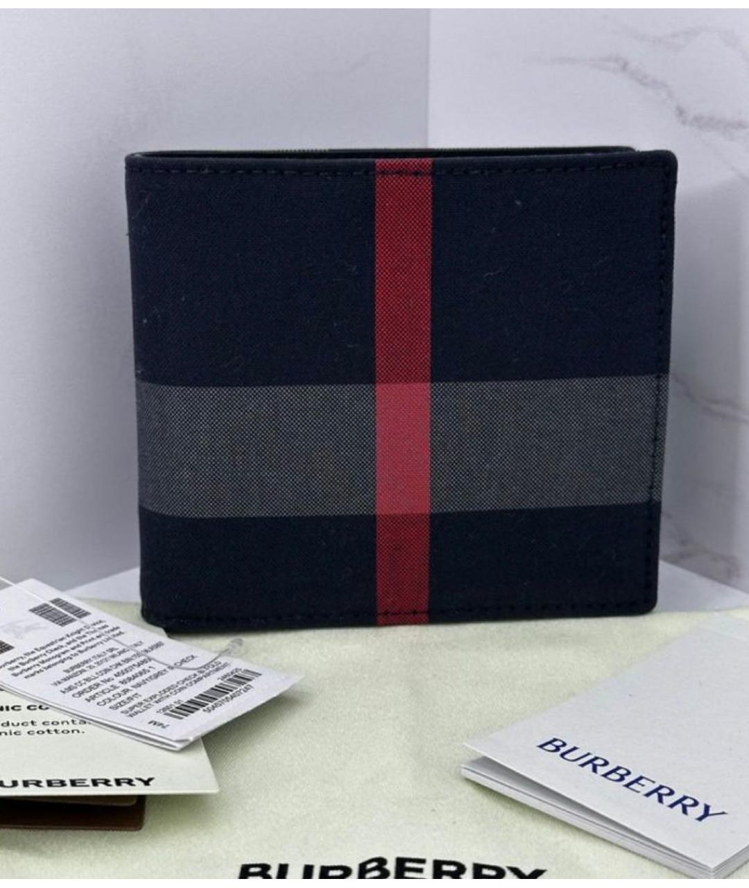 BURBERRY Темно-синий кошелек, фото 2