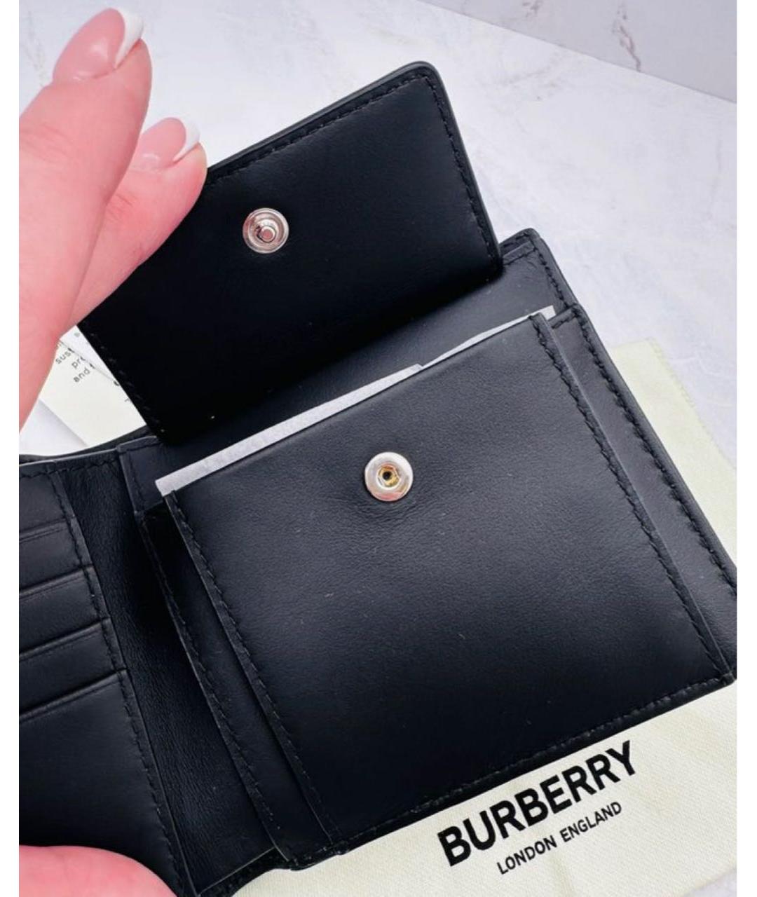 BURBERRY Темно-синий кошелек, фото 5
