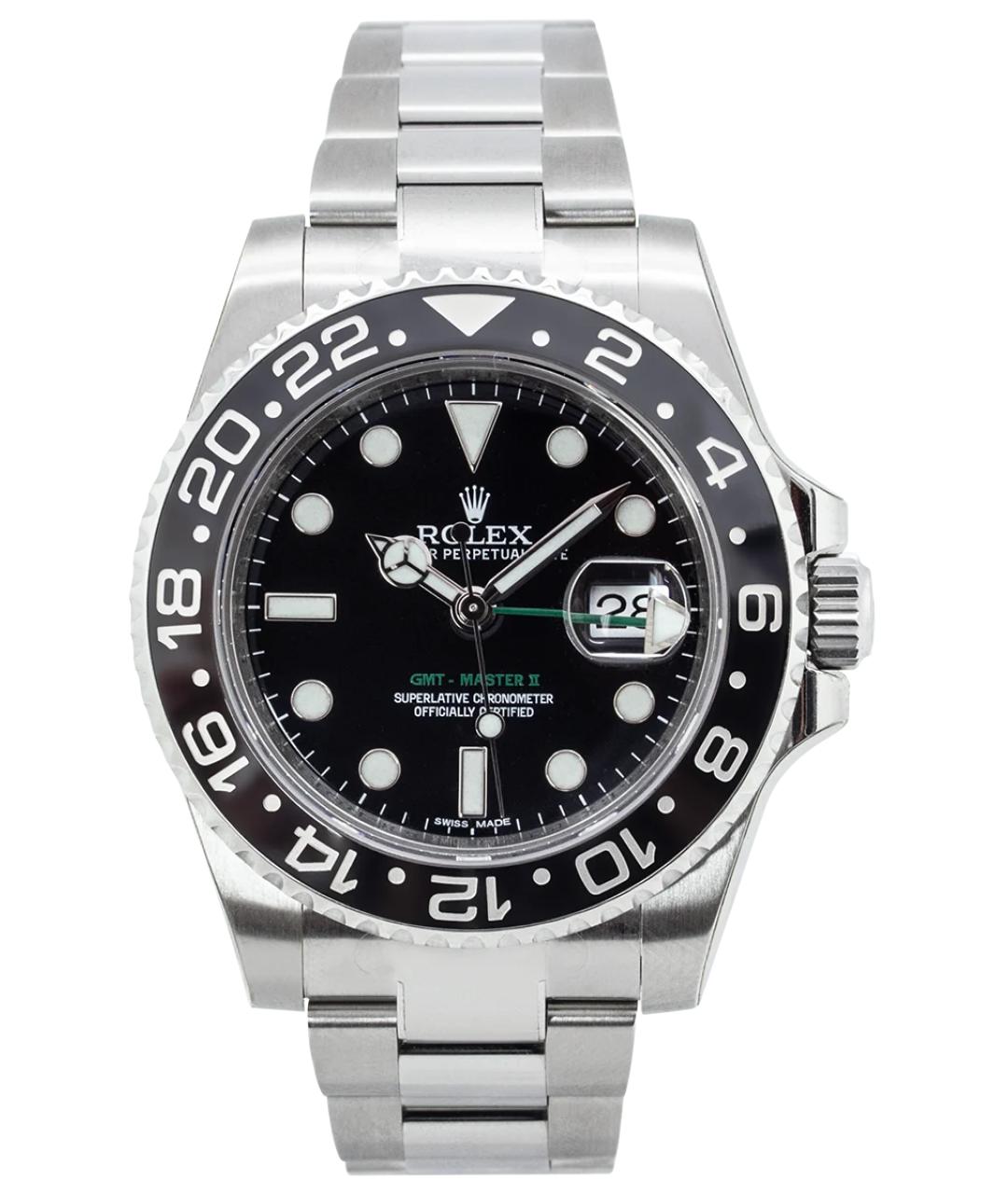 ROLEX Черные часы, фото 1