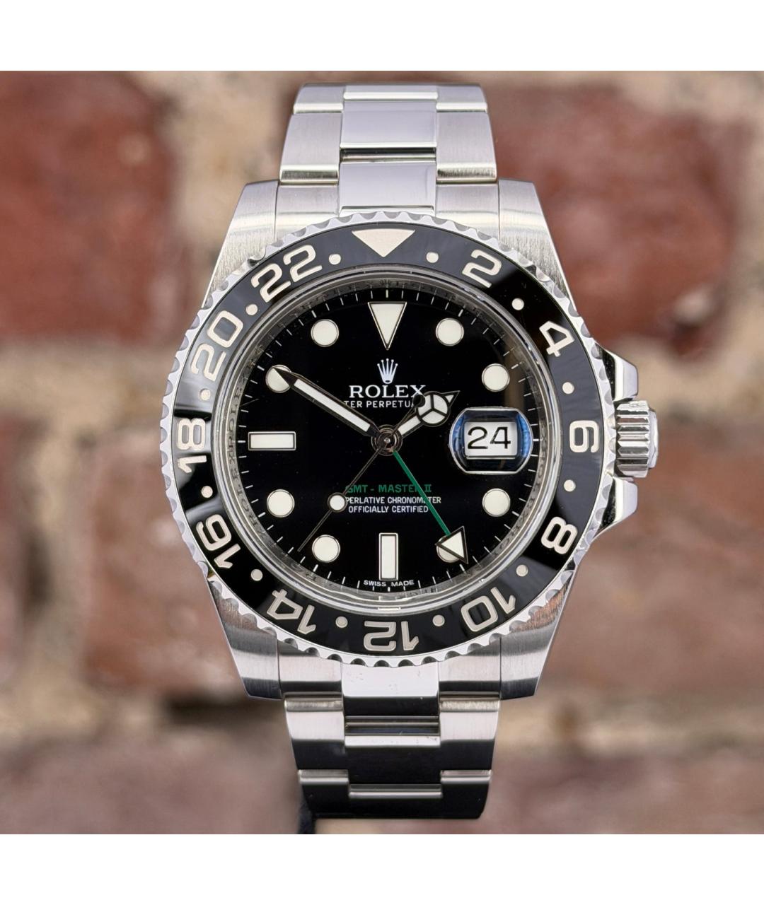 ROLEX Черные часы, фото 2