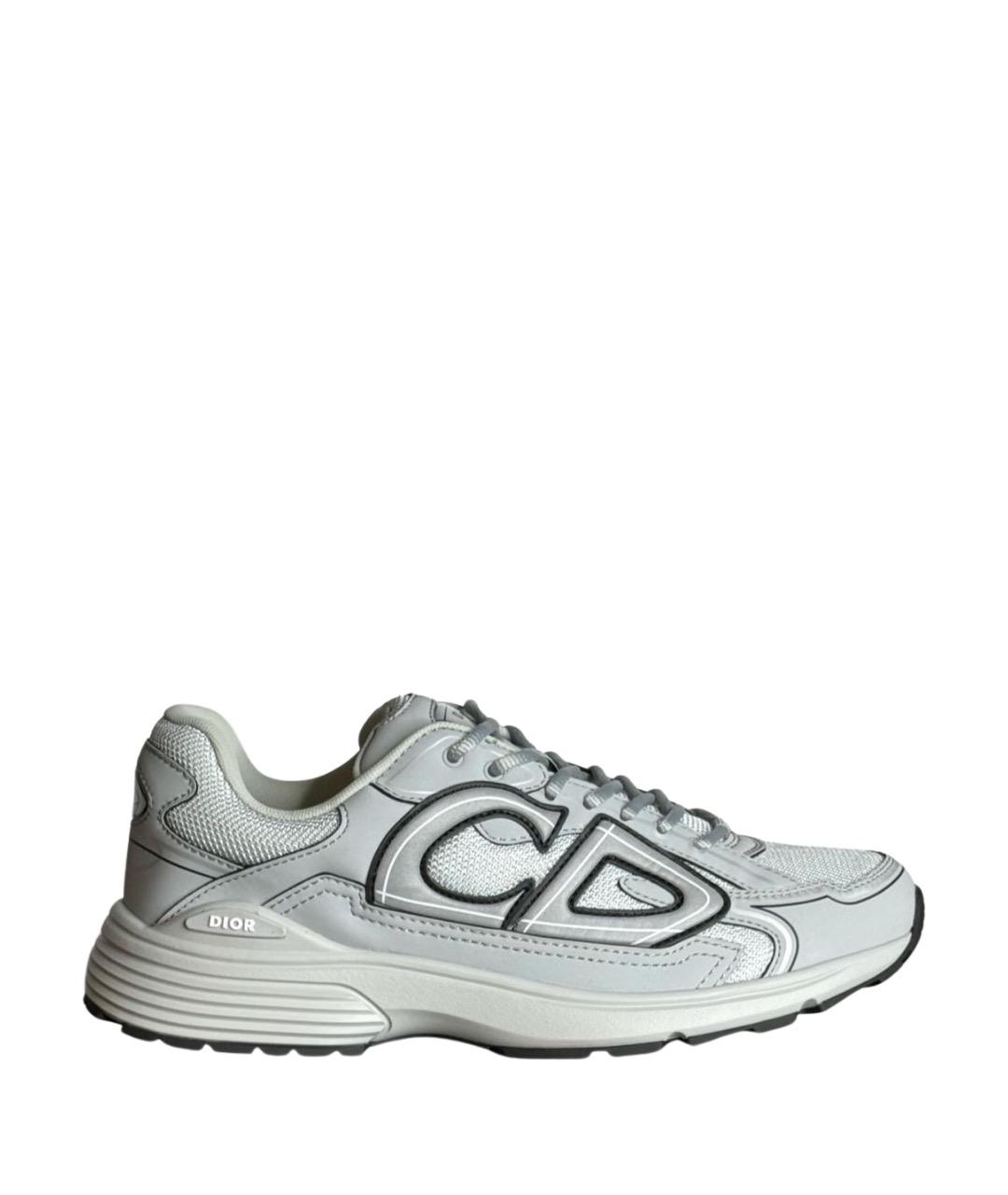 CHRISTIAN DIOR Серые низкие кроссовки / кеды, фото 1