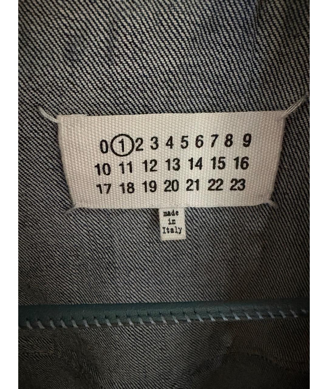 MAISON MARGIELA Синий деним жилет, фото 3