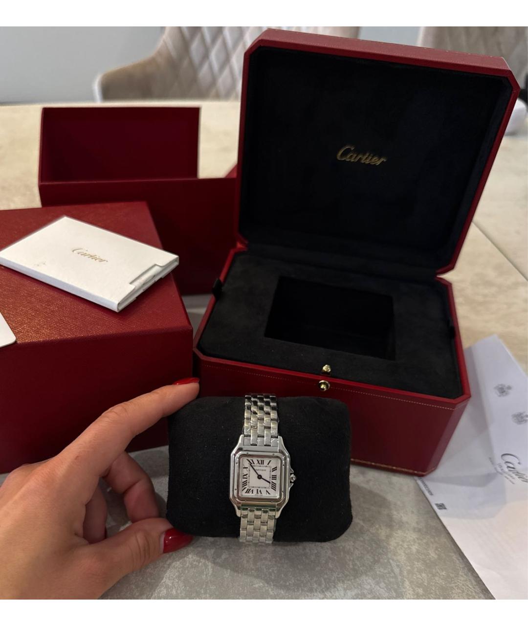 CARTIER Серебряные часы, фото 2