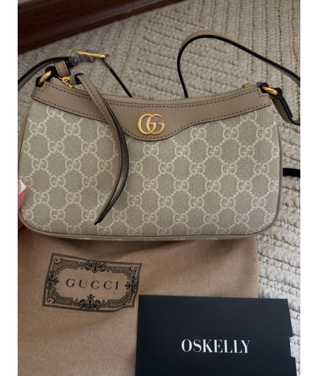 GUCCI Бежевая сумка через плечо, фото 5