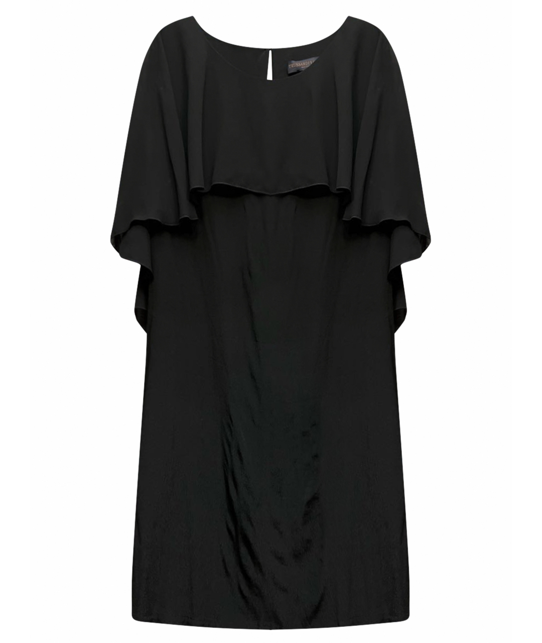TRUSSARDI JEANS Черное вискозное вечернее платье, фото 1