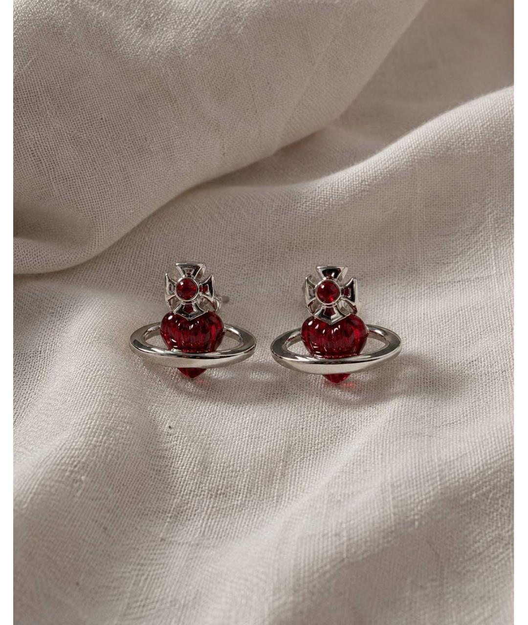 VIVIENNE WESTWOOD Серебряные латунные серьги, фото 6