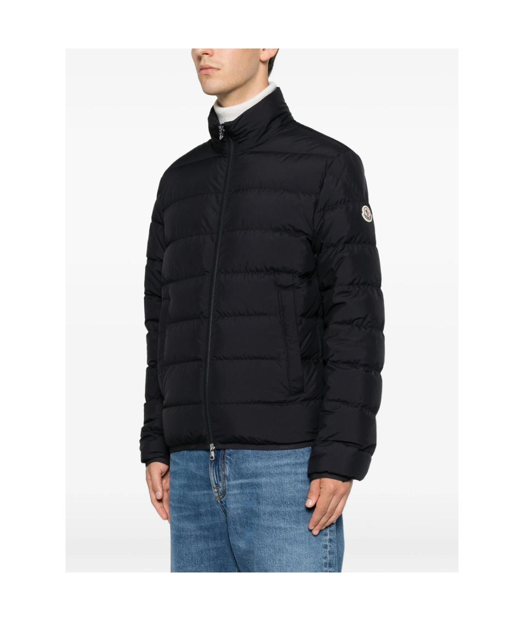 MONCLER Синий полиэстеровый пуховик, фото 3