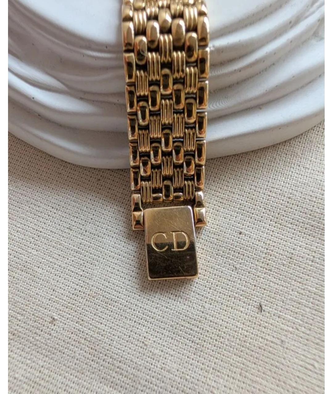 CHRISTIAN DIOR Золотые часы, фото 5