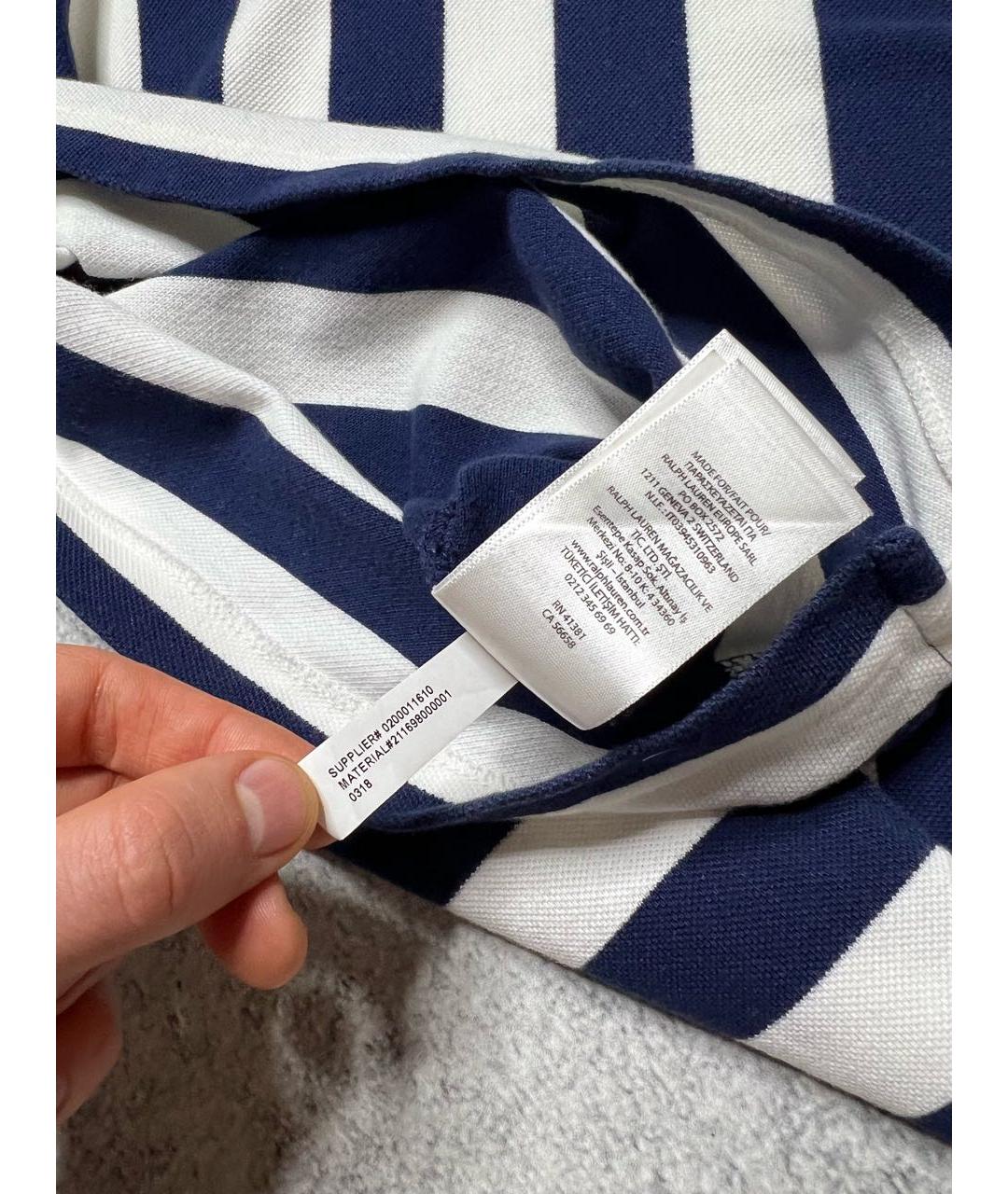 RALPH LAUREN Мульти хлопковое повседневное платье, фото 8