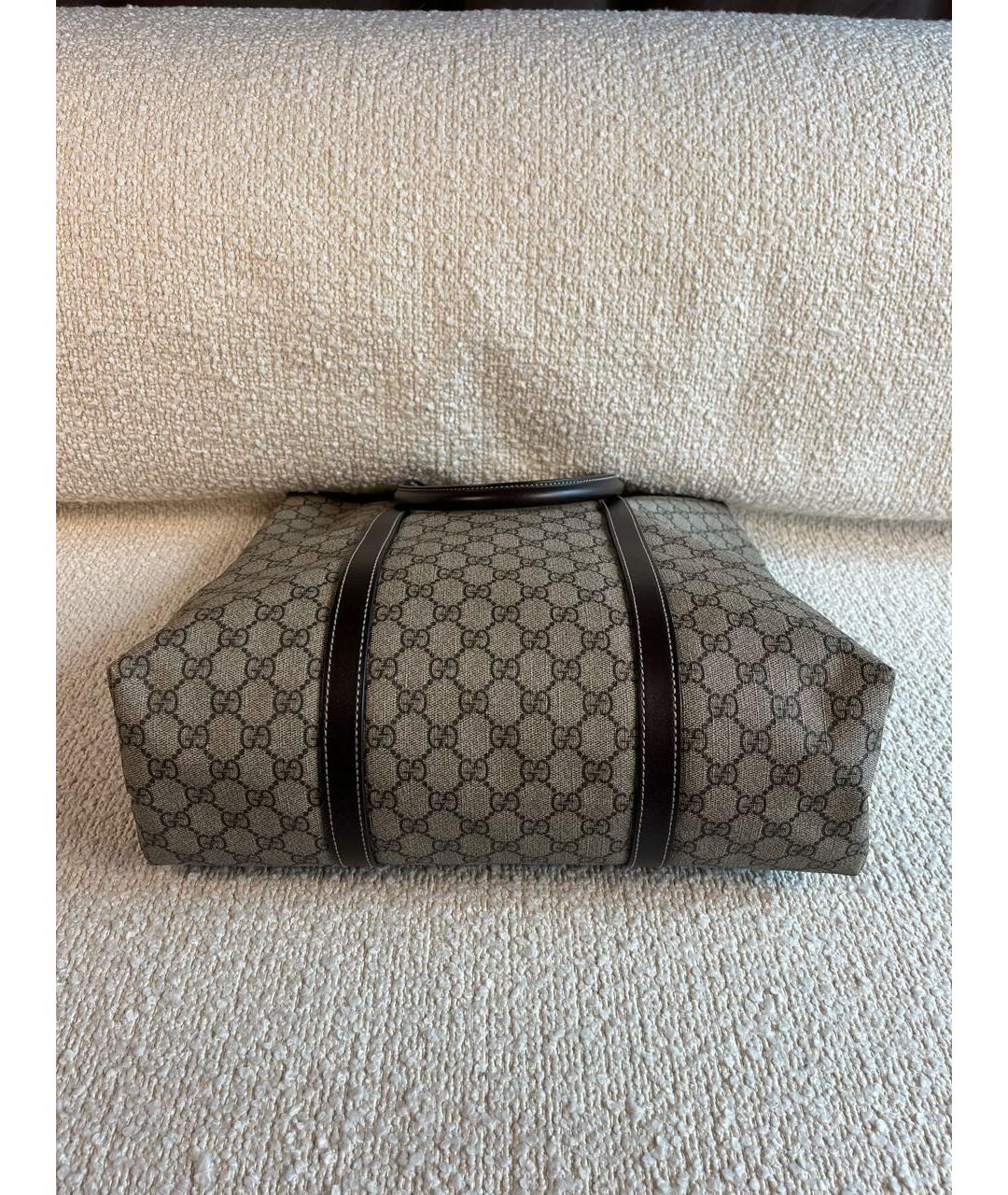 GUCCI Бежевая сумка тоут, фото 6